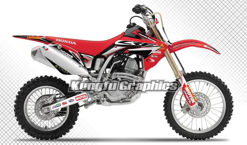 KUNGFU графические стикеры мотокросса наклейки для Honda CRF 150R 150 R CRF150R 2007 2008 2009 2010 2011 2012