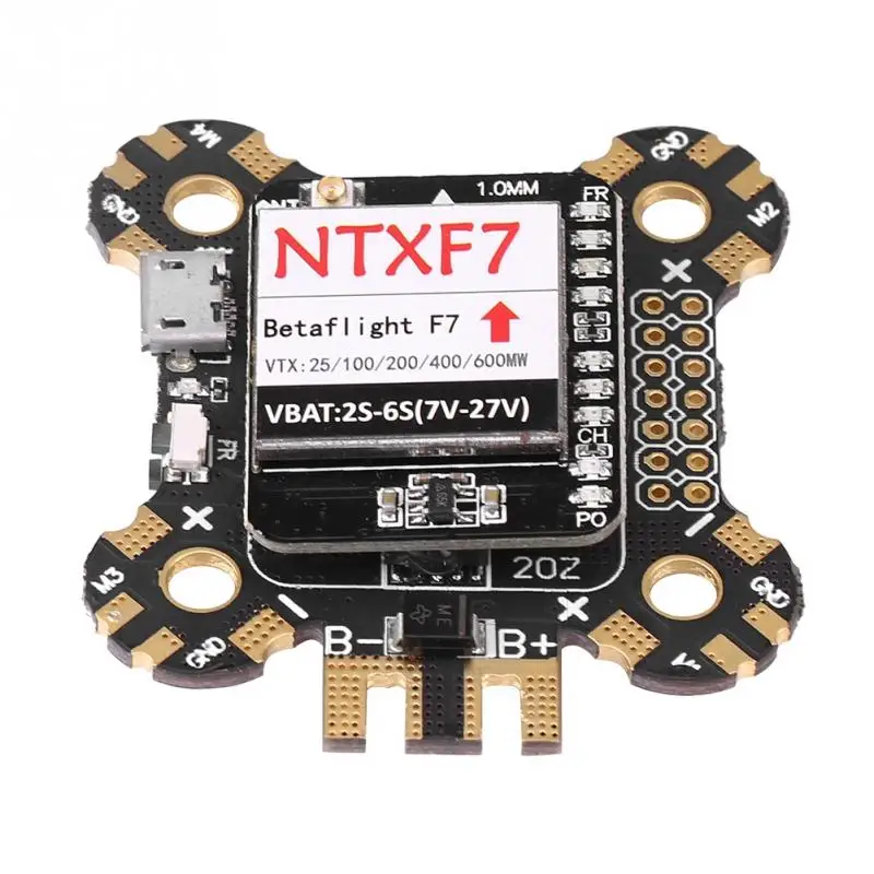 NTXF7 Полет контроллер F7 FC Встроенный преобразователь 600 mW переключаемый VTX PDB OSD для