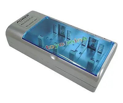 

4x 9V 900mAh PPS NiMh block Durable Power Black Battery Cell Rechargeable +9V Charger