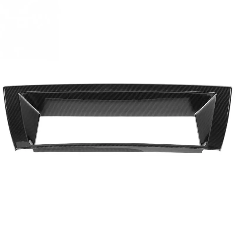 Carbon Fiber Interior Centre Console GPS Navigation Frame Cover Trim Universal for BMW X5 E70 2008 2009 2010 2011 2012 2013 | Автомобили и