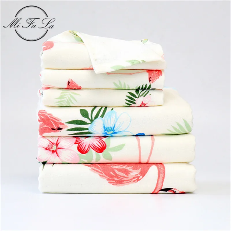 3 шт. антибактериальное волокно из бамбука банное полотенце набор Фламинго