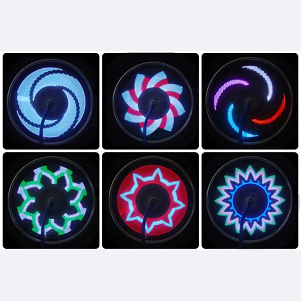 Велосипедный двойной дисплей 21 Flash Patterns Велоспорт 32 RGB IPX5 красные светодиодные