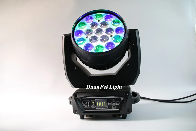 (Flycase) 6 Лот 19*15 Вт led rgbw Перемещение Головы увеличение луча dmx dj moving head wash 15