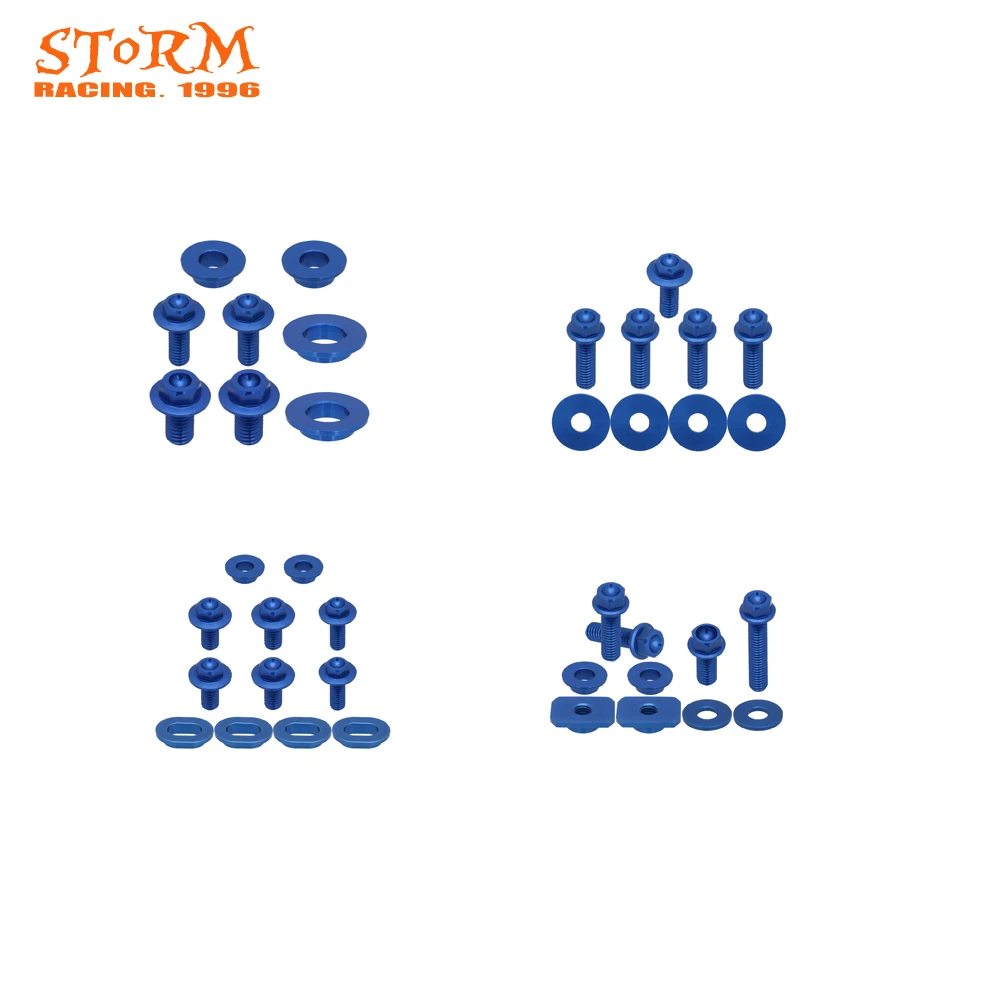 

CNC мотоциклетные синие боковые панели сиденья заднее переднее крыло радиатор кожух винт для Yamaha YZ125 125 YZ250 250 2008-ток