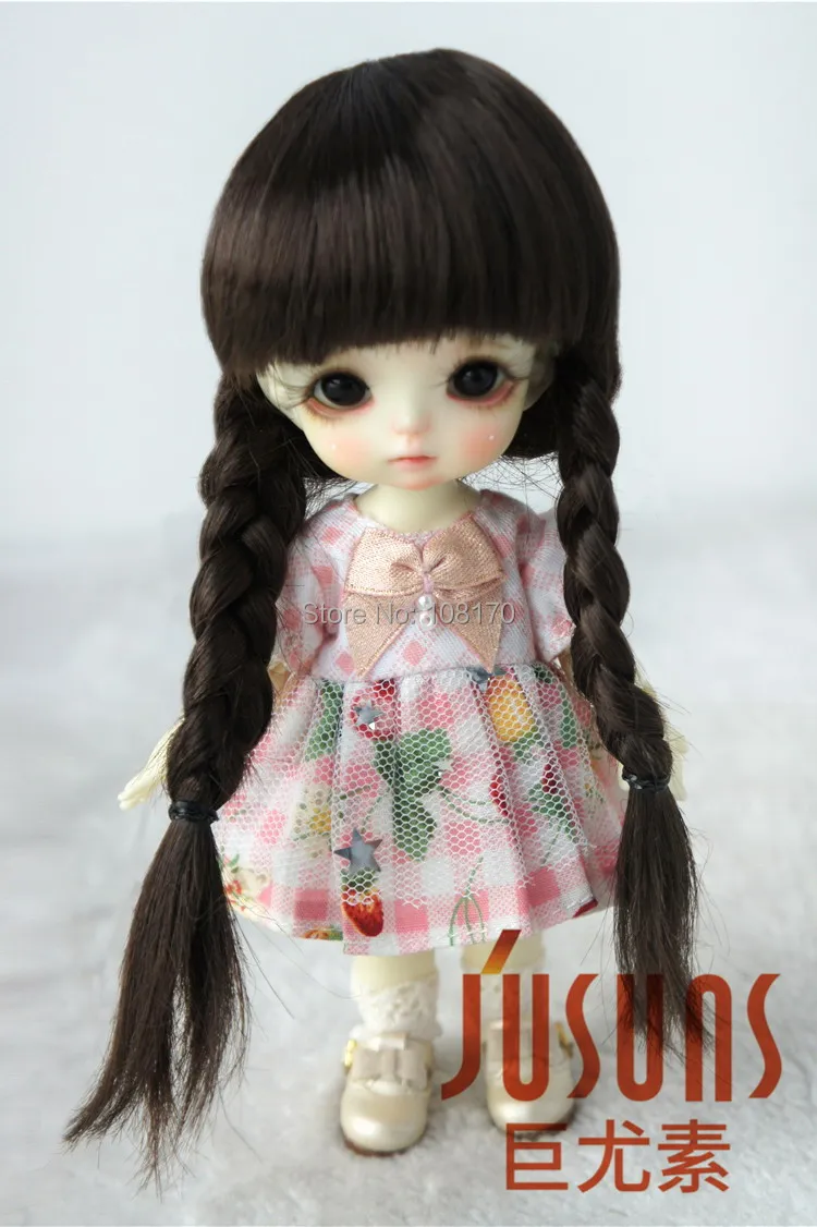 Парики для кукол JD018B 1/8 1/6 1/4 Размер 5-6 дюймов 6-7 7-8 синтетические мохеровые BJD