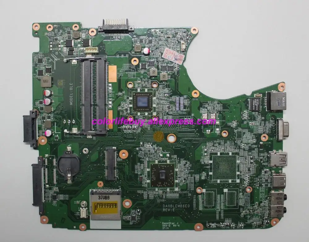 Оригинальная материнская плата для ноутбука A000080750 DA0BLEMB6E0 w E350 Toshiba L750 L750D L755