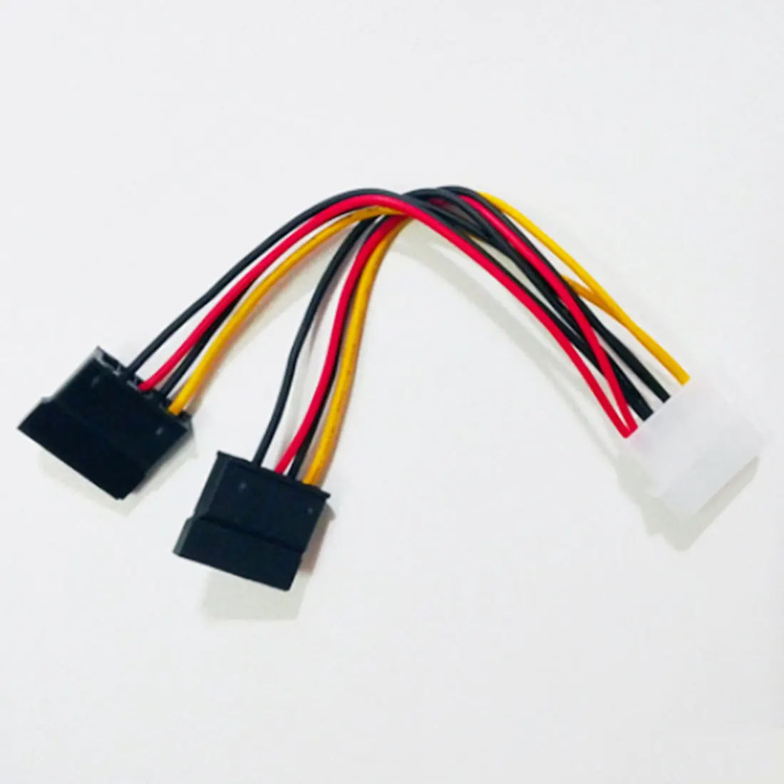 Новинка Высокое качество 4 Pin IDE силовой сплиттер 1 папа 2 Женский ATA/SATA кабель Y