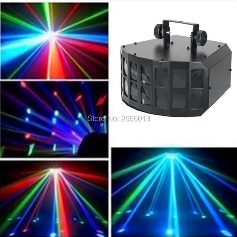 

RGBW 4IN1 Beam Effect Stage Lighting,50W Professional KTV Bar Club Home Party DMX LED Double Butterfly Light ,DJ Disco Lighting