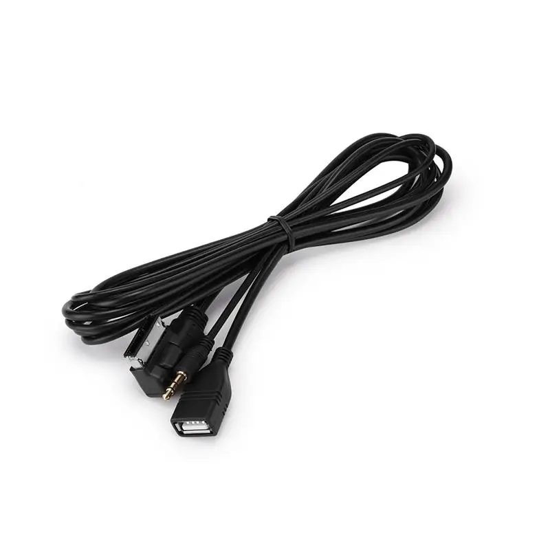 AOZBZ 3 5 мм Музыка AMI MMI интерфейс мини джек автомобильные USB зарядные устройства Aux MP3