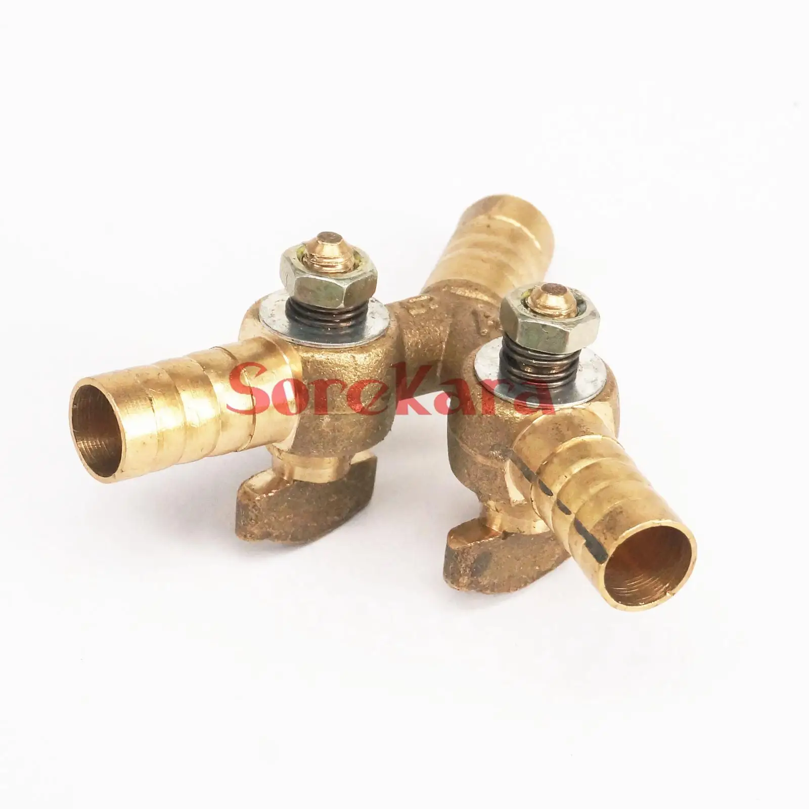 

Fit For Hose I/D 10mm Barb Y 3 Way Brass Shut Off Ball Valve For Fuel Air Gas 112 PSI