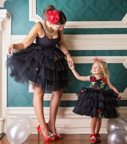 От 6 месяцев до 5 лет Детское платье с вышитыми розами для малышей торжественное