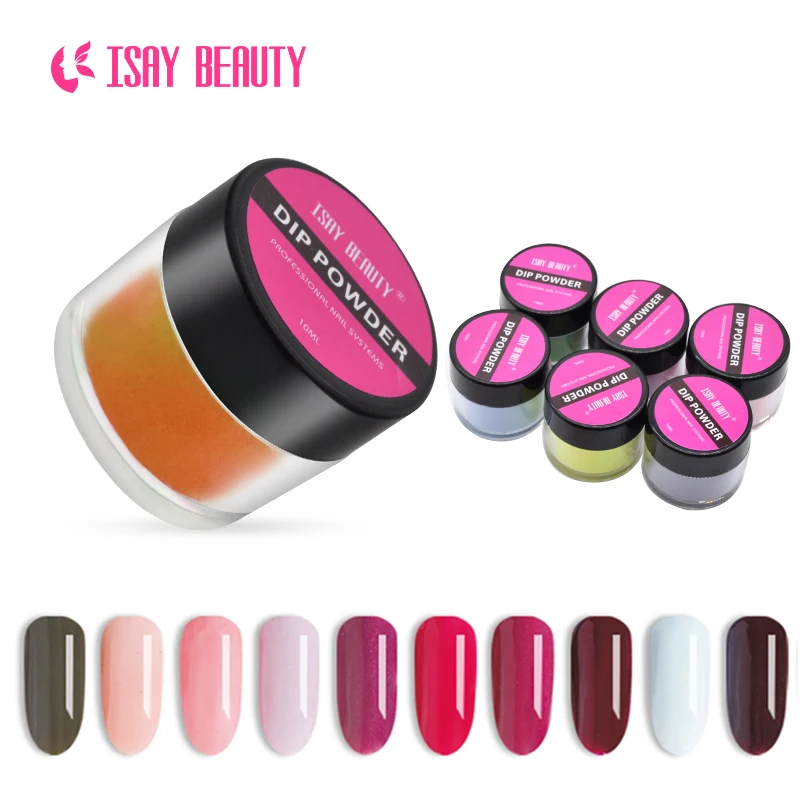 ISAYBEAUTY дешевые цены Dip порошок Гвозди окунание ногтей получить более сильный
