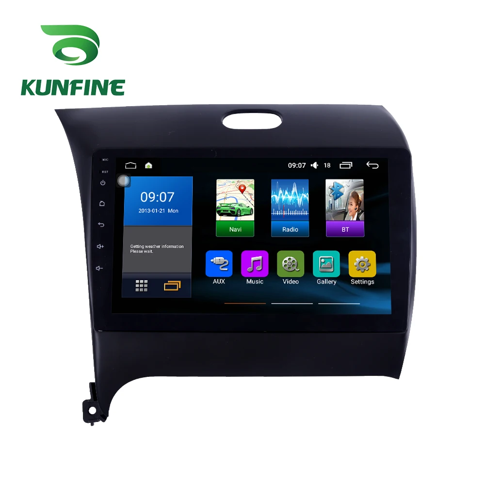 Восьмиядерный 1024*600 Android 8 1 автомобильный DVD GPS навигационный плеер Deckless стерео для