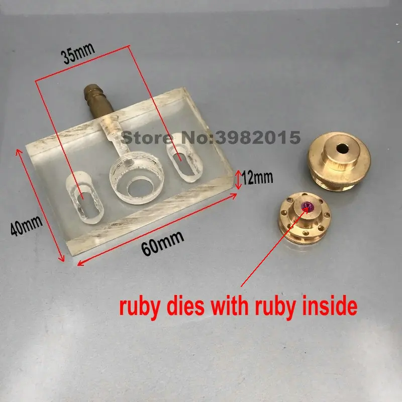 

WEDM Ruby Molybdenum Wire Guider 0.195mm Water Jet Panel with Ruby Die for Wire Cut Machine