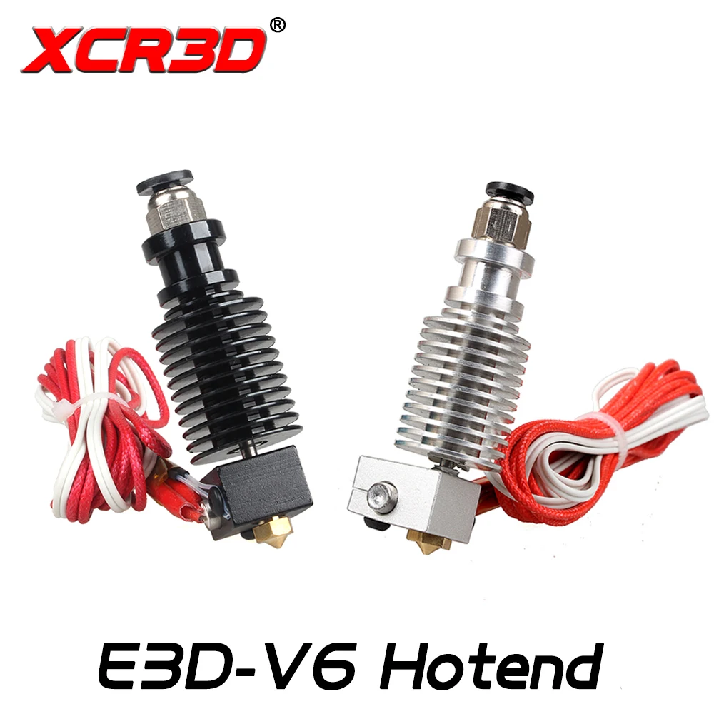 Детали экструдера для 3D принтера E3D V6 Hotend XCR3D 0 4/1 75 мм J head Remote 12 В 24 В|Детали и