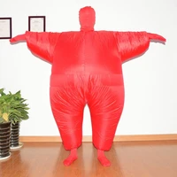 funny adult size inflatable full body costume suit air fan operated blow up fancy dress halloween sports party fat inflatable
