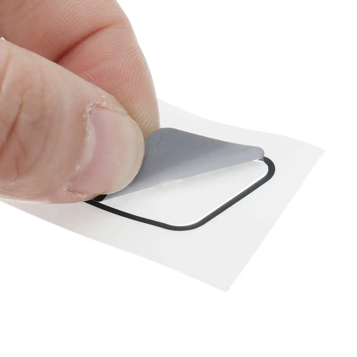 Матовый черный Автомобильный Дверной замок кнопка переключения ремонт наклейки