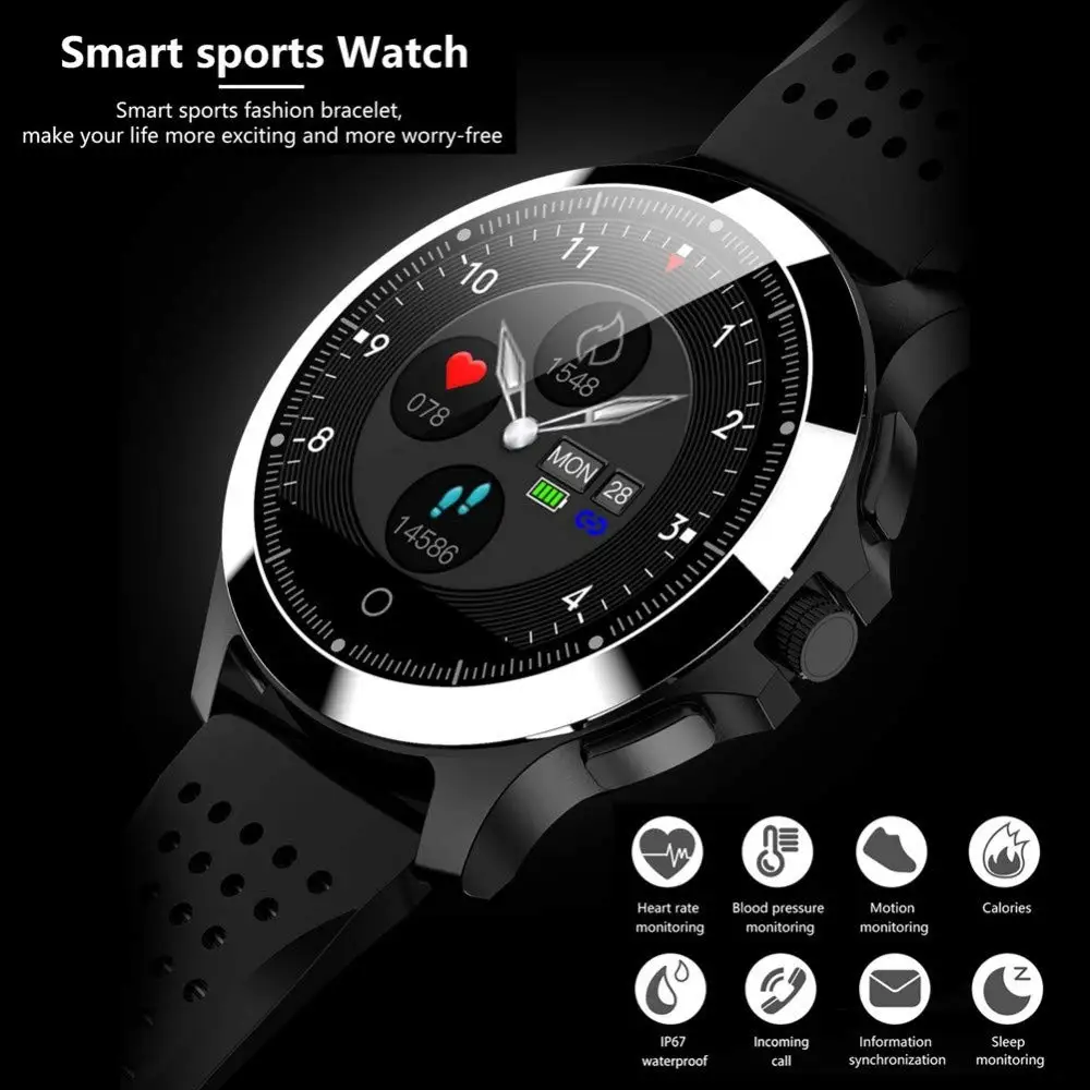Новые умные часы W8 для мужчин и женщин браслет фитнеса бега поддержка стандарта