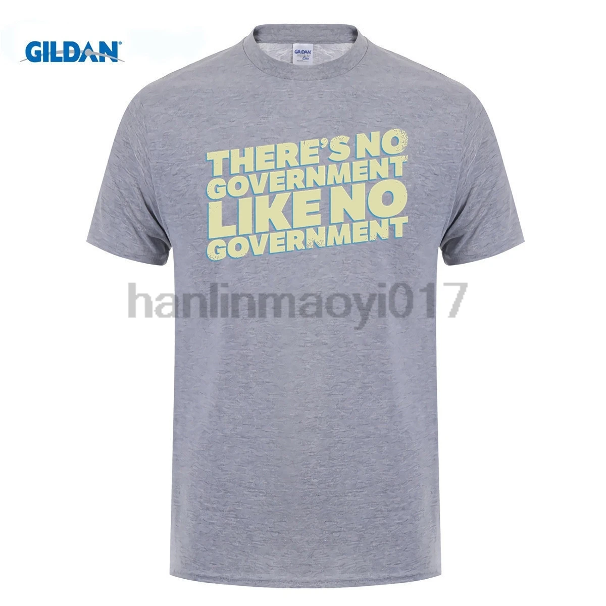 Футболка GILDAN Theres No Government Like Libertarian | Мужская одежда
