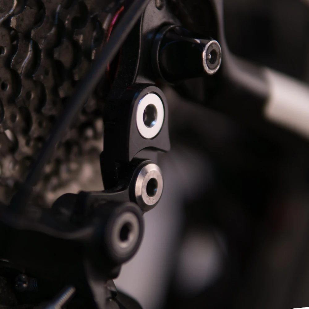 Адаптер заднего переключателя заднего колеса для горных велосипедов MTB и шоссейных велосипедов с кассетами 46T / 50T / 52T.