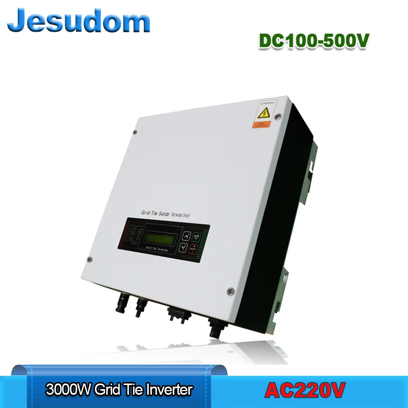 MPPT 3000W Solar Grid Tie Inverter with Pure Sine Wave Output DC to AC230V Converter for Power System can be Wall mounted | Обустройство