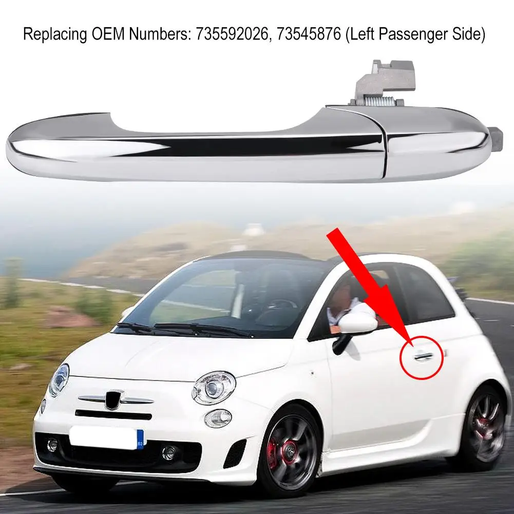 Наружная ручка наружной двери для Fiat 500 oto aksesuar автомобильные аксессуары |