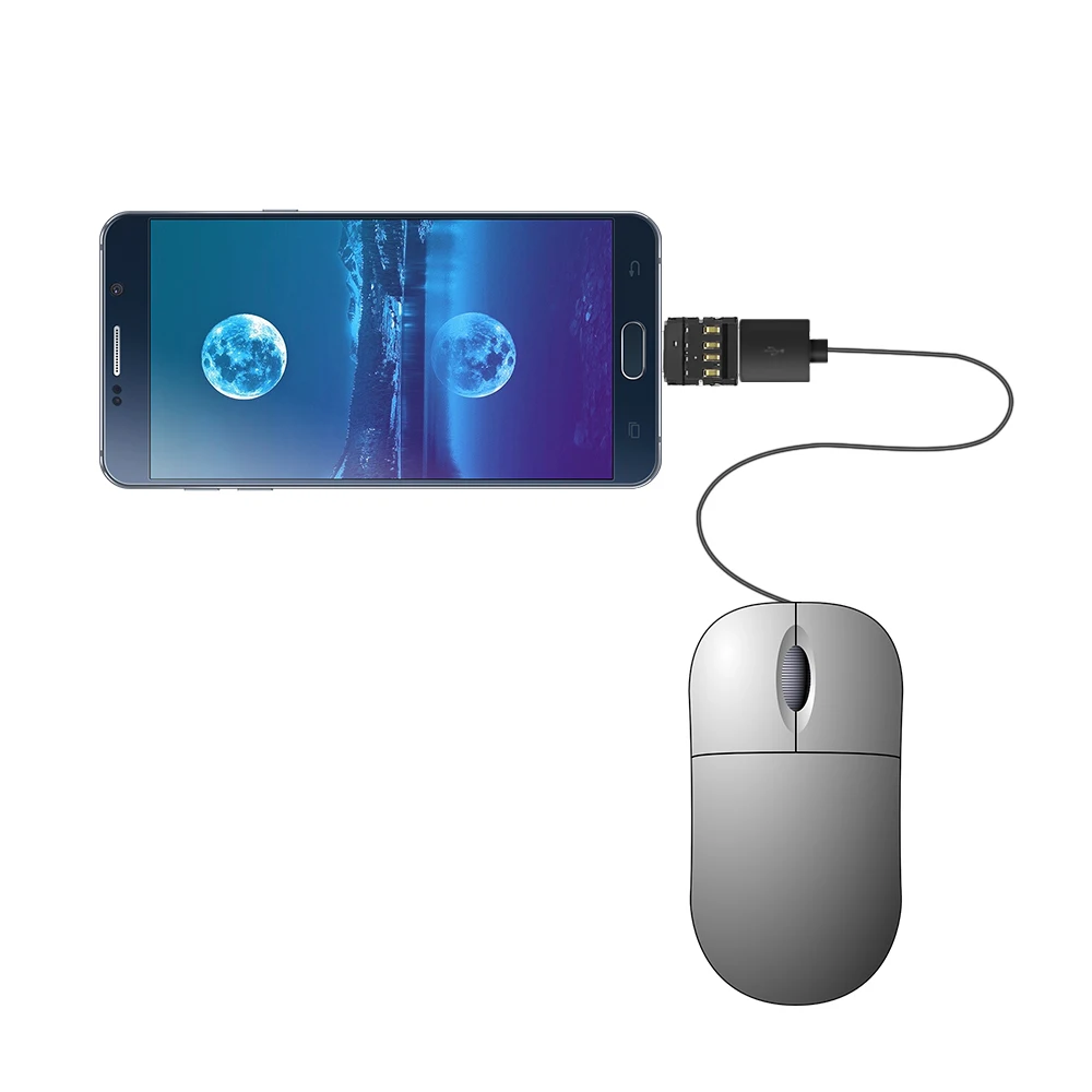 POWSTRO Type C к USB OTG коннектор адаптер для телефона флэш-накопителя S8 Note8 телефон Android |