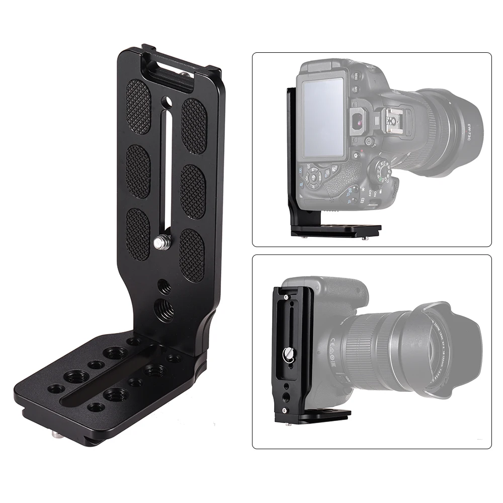 L образный быстроразъемный вертикальный кронштейн для камеры Canon Nikon Sony DSLR Zhiyun Crane