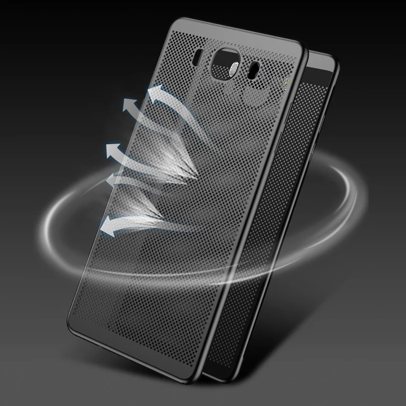 USLION Ultra Slim Hard PC Phone Case For Samsung Galaxy S10 S10E S9 S8 Plus Note 8 9 A8 Hollow Heat Dissipation Cover |