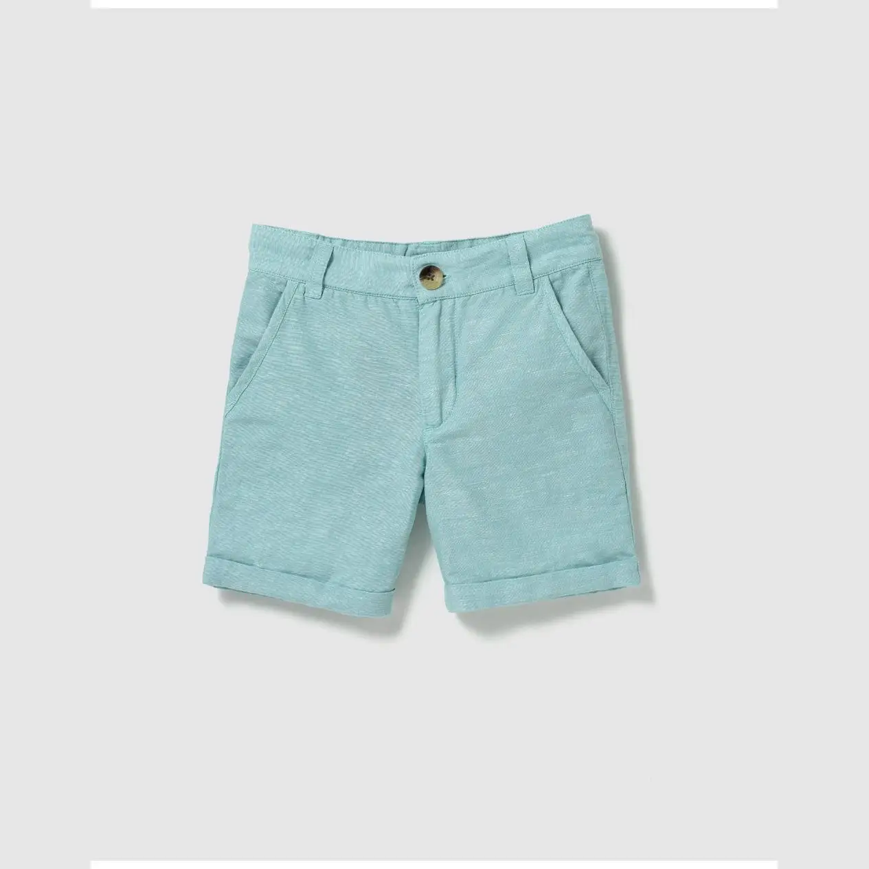 UNIT NINO TEXTILE BERMUDA DE льняная мята|Шорты| |