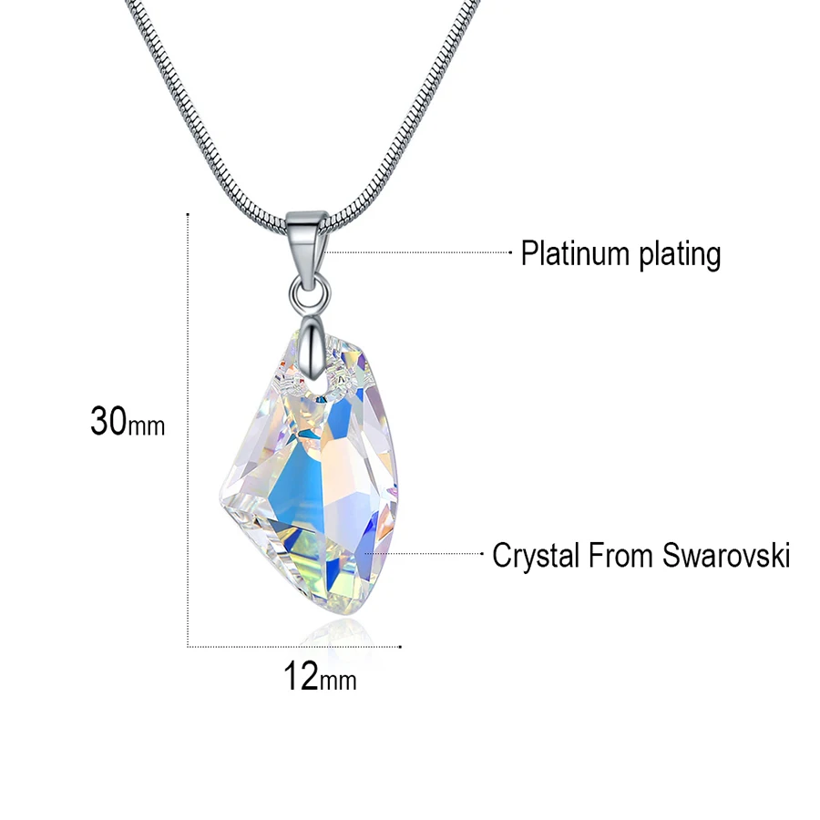 Malanda модные Кристаллы от Swarovski Wish Stone Ожерелье Висячие серьги наборы для женщин элегантные свадебные вечерние Ювелирные наборы подарок