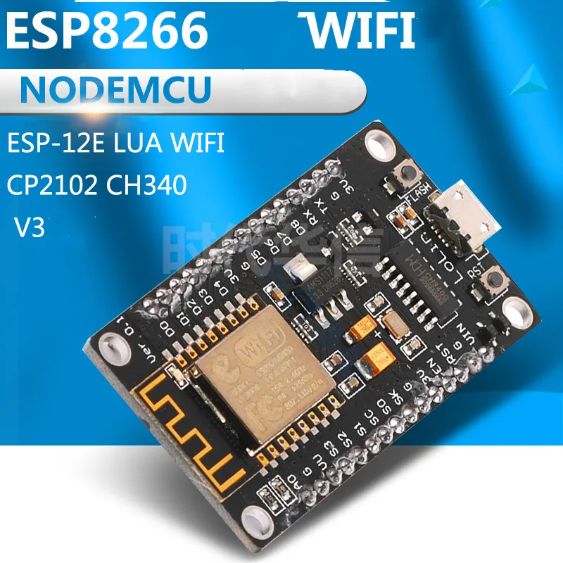 Макетная пластина NodeMCU Esp8266 с последовательным портом Wi Fi модульный ESP 12elua WIFI cp2102ch