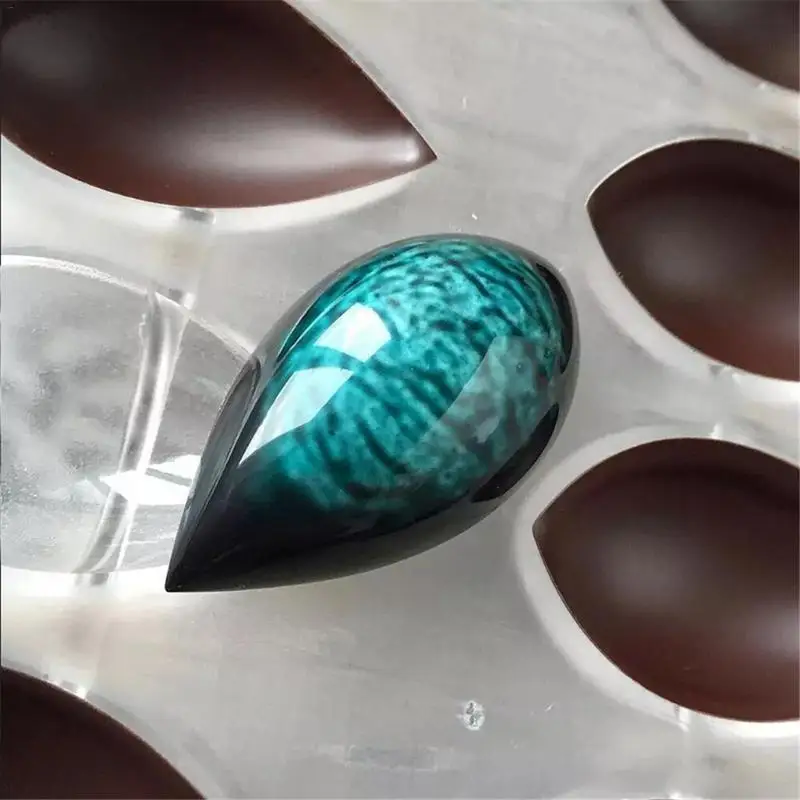3D Lotus Vorm Polycarbonaat chocolad Schimmel Keuk Bakvormen форма для сладостей выпечки конфет PC Bakken Gebak
