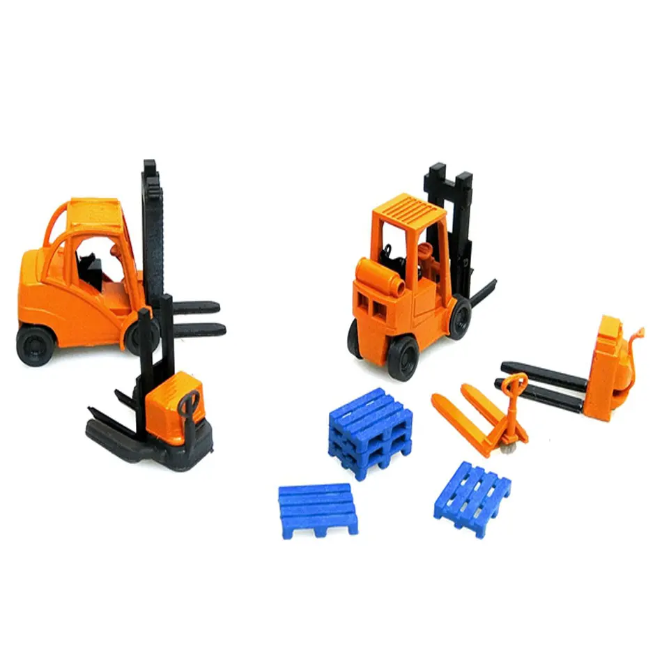 

HO 1:87 Forklift Model Train Model Scene Station Rail Side Decoration