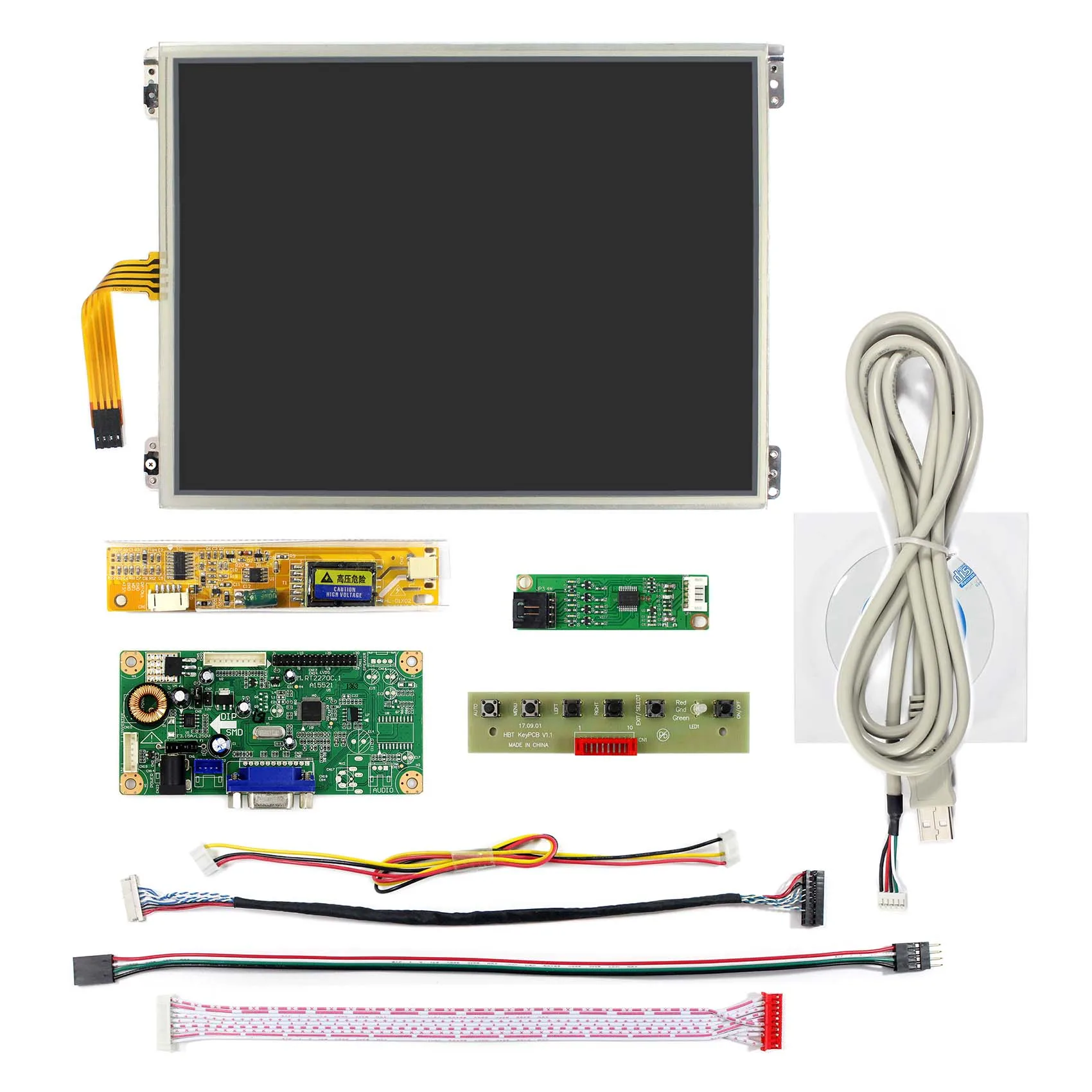10 4 дюйма 1024X768 IPS ЖК экран HT10X21 311 с сенсорной панелью VS104TP A1 VGA контроллер плата RT2270C