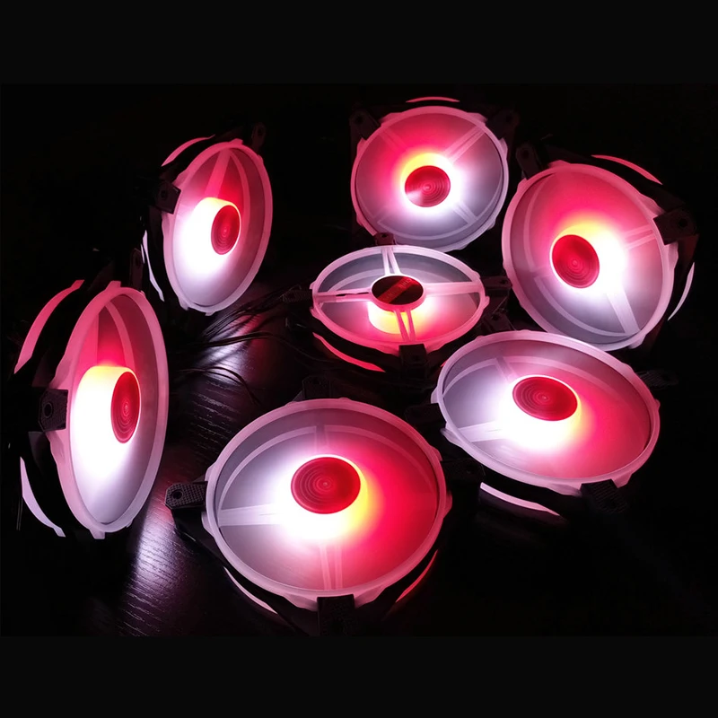 COOLMOON компьютерный чехол для ПК охлаждающий вентилятор RGB с регулировкой
