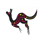 Искусство аборигенов Kangaroo, виниловая вырезка автомобиля, сделано в Австралии, аксессуары, Декор