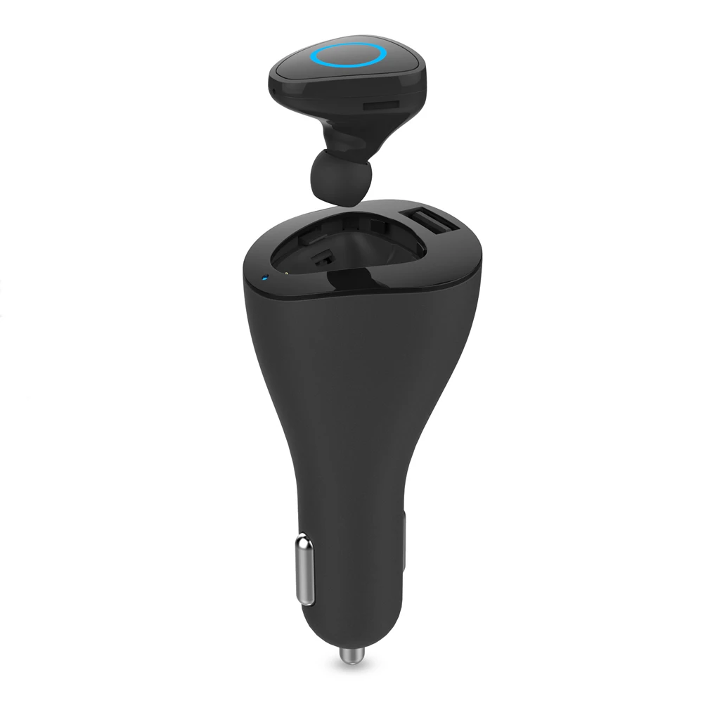 Топ R6000 Беспроводной мини стерео Bluetooth гарнитура автомобиль Зарядное устройство