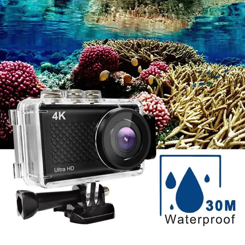 AT-N470 4 K 2 35 дюймовый сенсорный экран водонепроницаемый WiFi 1080 P экшн-камера DVR |