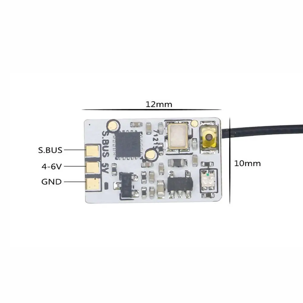 Мини-приемник RCtown X-BOSS RX2A PRO 2 4G для AFHDS 2A Flysky | Игрушки и хобби