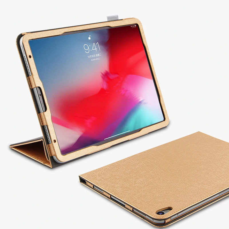 Чехол для iPad Pro 11 2018 защитный чехол из искусственной кожи смарт Apple нового pro ipad