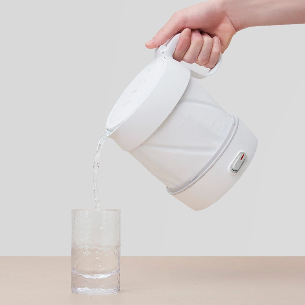 Xiaomi Happy Life 1L Силиконовый Складной электрический чайник с низким уровнем шума