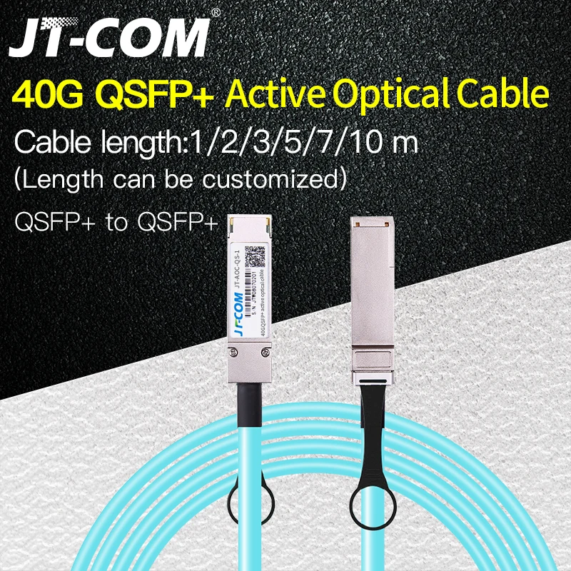 40G QSFP + к AOC оптоволоконный кабель 1 м 2 3 5 7 10 модуль MPO SFP OM3 OM4 активный оптический с