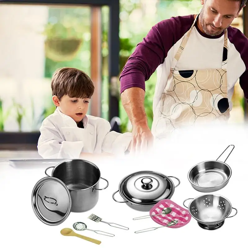 

12 шт., Кухонные мини-кастрюли из нержавеющей стали