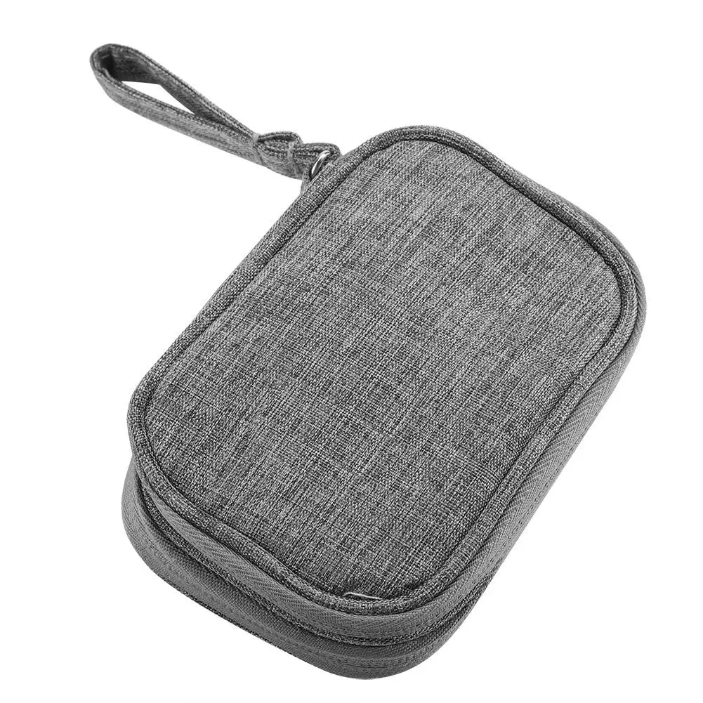 Zerodis Portable Digital Power Bank Storage Bag Data Cable U Disk Pouch Travel Pack | Дом и сад
