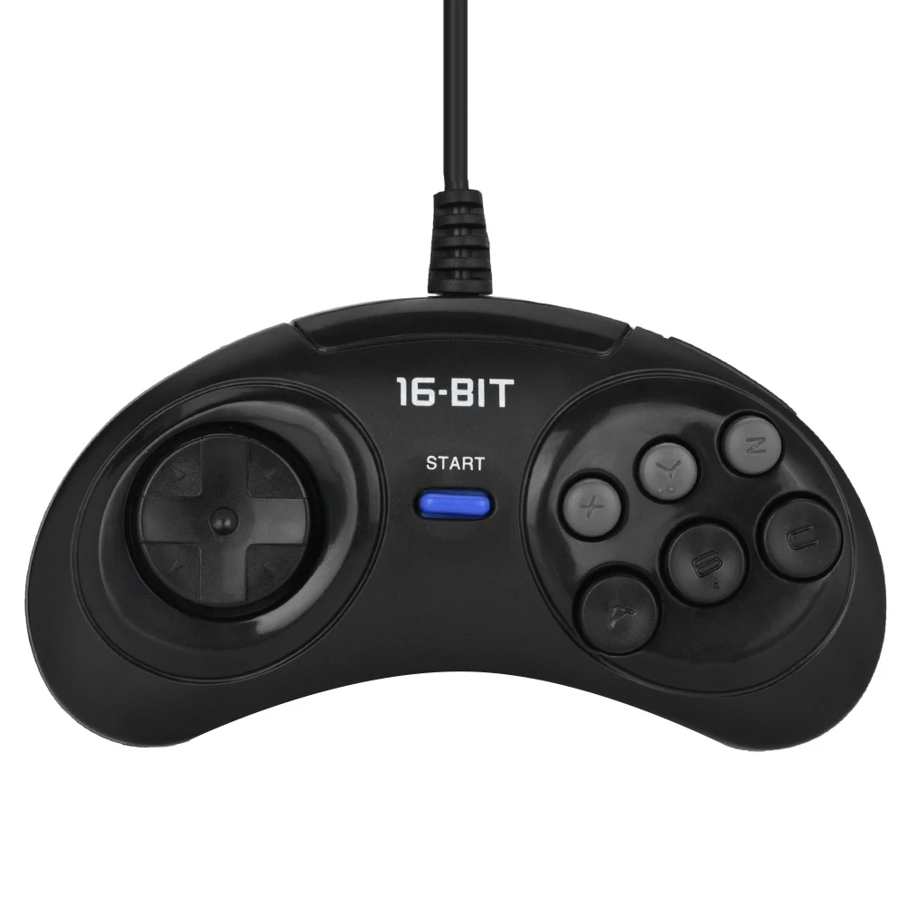 Wired Game Controller Gamepad Joypad Console Handle for Sega 16bit New | Электроника