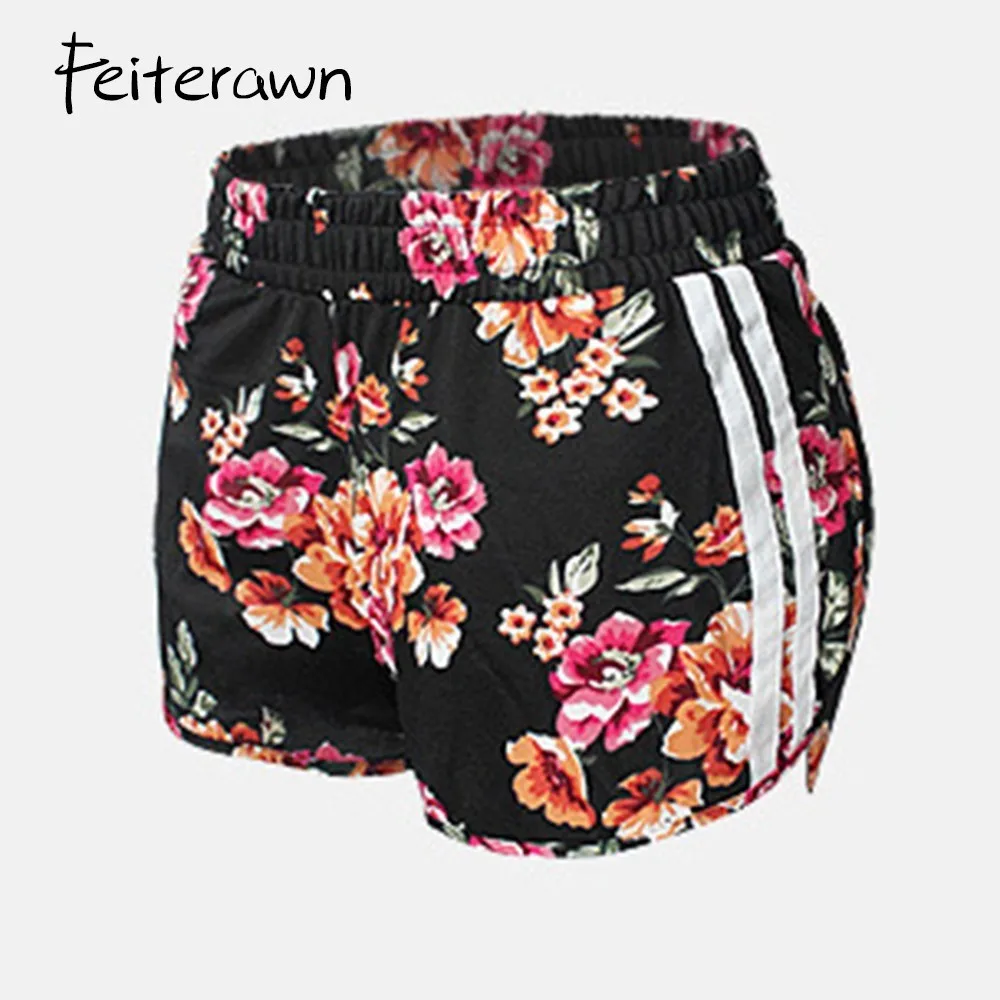 Полосы Йога шорты Депортиво Mujer Pantalon Corto Deporte Бег Велоспорт спортивные для йоги