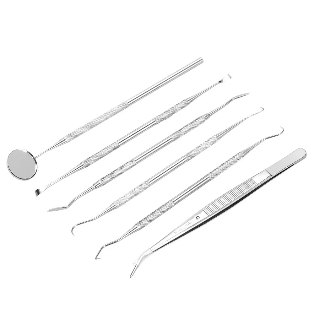 Dental Mirror Odontoscope Tooth Scraper Waxing Carving Kit Dentistry Instrument for Care | Красота и здоровье