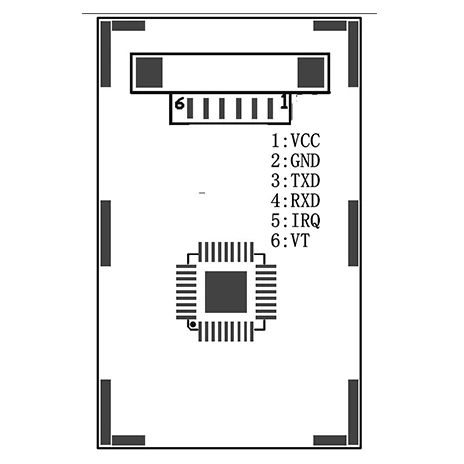 Интерфейс R300 UART емкостный модуль распознавания отпечатков пальцев с ёмкостью 200 |