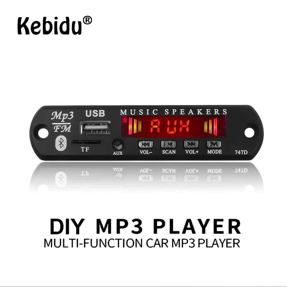 Kebidu беспроводной Bluetooth автомобильный аудио модуль MP3 WMA Радио декодер плата